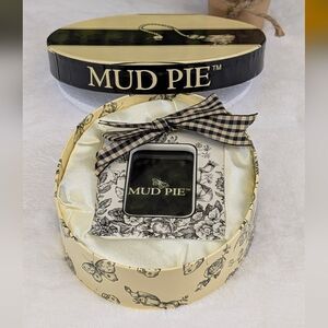 NIB - Mud Pie Toile Floral 2x3 Picture Frame